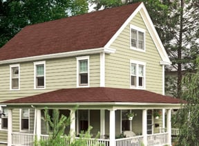 CertainTeed Cedar Impressions w porch | Berkeley Exteriors